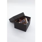 carton box Karton Kutu 1 Adet Siyah Küçük Sert Hediye Kutusu (EN 12*BOY 12*YÜKSEKLİK 9 cm)