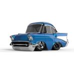 Cartuned S3 W1 57 Chevy Bel Air Mavi