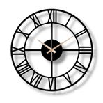 Cartvilla Morden Metal Duvar Saati, Oturma Odası, Yatak Odası, Ofis, Mutfak için, Ev ve Salon için Şık Duvar Saati, Tasarımcı Büyük Boy Modern (DA-129, 60 cm)
