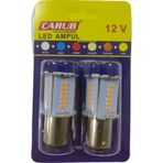 Carub 12V 1016 Çift Duy Çakar & Kayar Modlu Led Ampul 30 SMD Ledli Park Fren Ampulü 2'li Set Turuncu