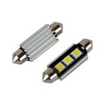 Carub 12v Sofit Ampul 3 Smd Led43 Mm 18w Canbus Metal Beyaz Br0402233