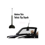 CARUB Anten Süs Telsiz Tip Siyah Vakum