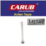 Carub Metal Silver Üniversal Anten Tepe Çubuk
