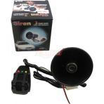 Carub Oto Siren 12v 3 Sesli Elektronik Mikrofon Siyah