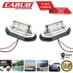 carub plaka lambası 12-24v nikel ledli beyaz - Renkli - STANDART