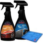 Carwax Nano Islak Cila - Lastik Parlatıcı 2'li Bakım ve Koruma Seti