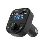 Carx8 Araç Fm Transmitter Bluetooth Çakmaklık Girişli Usb Sd Kart Araç Mp3 Müzik Çalar Oto Teyp