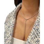 Caş Dekorasyon Altın Renk Taş Detaylı Choker Kolye/ Vücut Aksesuarı