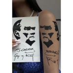 Caş Dekorasyon Atatürk Imzası Geçici Dövme Tattoo - Desenli