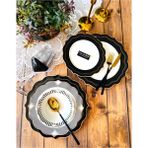 Casa De Bella Dark Bone Porselen 24 Parça 6 Kişilik Yemek Takımı