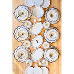 Casa De Bella Stella 12 Kişilik 56 Parça Bone China Yemek Takımı