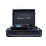 Casablanca Retro Çanta Pikap - 3 Devirli (33/45/78), Dahili Hoparlörlü, Bluetooth Bağlantılı, Nostaljik Taşınabilir Plak Çalar - Siyah