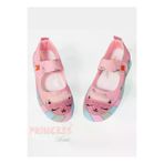 Casabony CS-25Y-007 Pembe Kedi Kanvas 3D Kız Çocuk Babet Sneakers