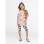 Casabony Kalp Yandan Cepli Tunik + T-Shirt Takım - 6 Yaş - Pembe