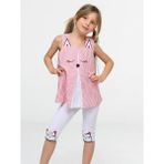 Casabony Kedi Dokuma Tunik + Tayt Takım - 6 Yaş - Karışık