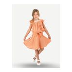 Casabony Pale Muslin Dantelli Kız Çocuk Tunik + Etekli Takım CS-25Y-005