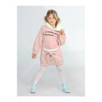 Casabony Somon Yumoş Prenses Hoodie Elbise CS-23K-002