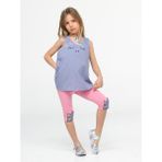 Casabony Unicorn Dokuma Tunik + Tayt Takım - 9 Yaş - Pembe