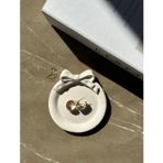 CasadiDuck Kurdele Görünümlü Dekoratif Takı Tabağı 6x6 Cm