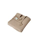 Casadora Baby %100 Organik Pamuk Waffle Bebek Çocuk Pike Örtü 160 X 220 Cm - Bej