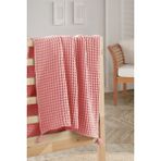 Casadora Baby 100% Pamuk Tek Kişilik Kalın Waffle Pike Örtü - Pembe - 160 x 220 cm
