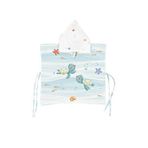 Casadora Baby Atlantis Organik Pamuk Unisex Bebek Çocuk Müslin Panço Bornoz