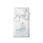 Casadora Baby Boubou %100 Organik Pamuk Saten Bebek Çocuk Nevresim Takımı 100 X 150 Cm - Mavi