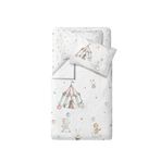Casadora Baby Circus %100 Organik Pamuk Saten Bebek Çocuk Nevresim Takımı 100 X 150 Cm