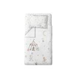 Casadora Baby Circus %100 Organik Pamuk Saten Bebek Çocuk Nevresim Takımı 160 X 220 Cm - Beyaz