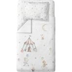 Casadora Baby Circus Pamuk, Saten Tek Kişilik Çocuk Nevresim Takımı - 120 x 200 cm - 120 x 200 cm - Renkli