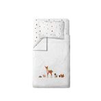 Casadora Baby Forest Amigos %100 Organik Pamuk Saten Bebek Çocuk Nevresim Takımı 160 X 220 Cm - Kahverengi