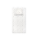 Casadora Baby Forest Amigos Pamuk Saten Bebek Lastikli Çarşaf Ve Yastık Kılıfı Seti 70 X 140 Cm + 35 X 45 Cm - Beyaz