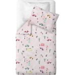 Casadora Baby Happy Cars %100 Pamuk Saten Bebek Nevresim Takımı - Renkli - 100 x 150 cm