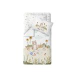 Casadora Baby Moni %100 Organik Pamuk Saten Bebek Çocuk Nevresim Takımı 100 X 150 Cm - Yeşil