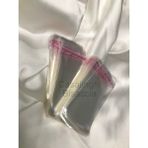 Casalinghi 5x15 cm (KAPAK PAYI DAHİL) Yapışkanlı Jelatin Poşet Bantlı Şeffaf Opp Torba Paket 100 Adet