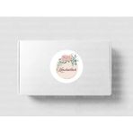 Casalinghi Çiçek Desenli Mashallah Etiketi Yuvarlak Mat Sticker Bebek Partisi Kutlama Mevlit 4 cm (90 Adet)