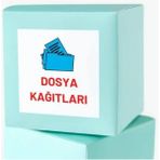 Casalinghi Dosya Kağıtları Temalı Okula Dönüş Etiketi Kare Mat Sticker Thank You Serisi 4.5 cm (40 Adet)