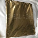 CASALINGHI Gold Tek Renk Metalize Hediye Poşeti Bantlı 30x35 cm 100'lü Altın