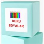 Casalinghi Kuru Boyalar Temalı Okula Dönüş Etiketi Kare Mat Sticker Thank You Serisi 4.5 cm (40 Adet)