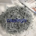 Casalinghi Renk Seçenekli Kilitli Ip Etiket Ipi Renkli Asmalı Ip - 100 Adet - Gri