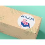 Casalinghi Sevgiler Etiketi Yuvarlak Mat Sticker Cute With Love Label 4 cm 33 Adet