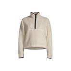 Casall Balıkçı Yaka Zip Ceket, S, 5002972597, Beyaz, Kadın
