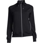 Casall Training Jacket Dik Yaka Slim Fit Zip Ceket, 38, 5002972324, Siyah, Kadın