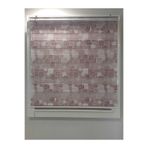 CASCADA TEKSTİL B Kahverengi Çiçek Desenli Zebra Stor Perde Mutfak - Çocuk-Oturma Odası Perdesi