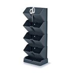 Cascade Mini 8'li Antrasit Modüler Dikey Duvar Saksı Seti
