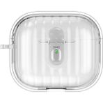 Case 4u Airpods 4 Kılıf Kenarları Renkli Şeffaf Dilimli Silikon Airbag 40 Kılıf Şeffaf