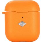 Case 4U Airpods Kılıf ile uyumlu Mat Esnek Darbeye Dayanıklı Koruyucu Airbag 19 Turuncu HBCV00000SO9CB