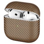 Case 4u Apple Airpods 4 Airbag 43 600D Karbon Fiber Kulaklık Kılıfı Gold