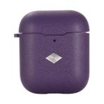 Case 4U Apple Airpods Kılıf Mat Esnek Airbag 19 Koyu Mor