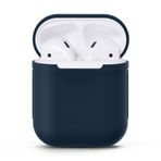 Case 4U Apple Airpods Lacivert Silikon Kılıf